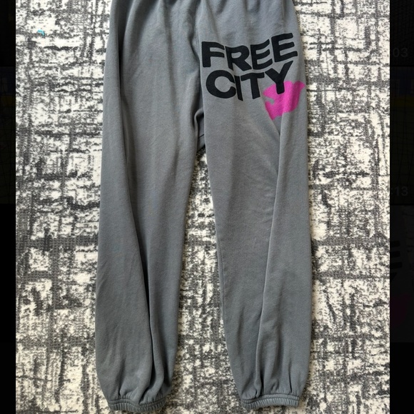 Freecity Sweatpants Grey Jogger Size XS - Picture 1 of 3